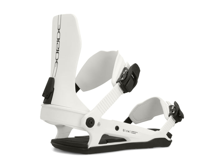 Ride C-6 Snowboard Bindings 2024 White M