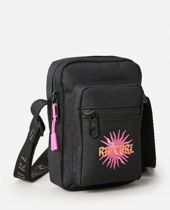 Rip Curl Search Crossbody Bag Black / Pink