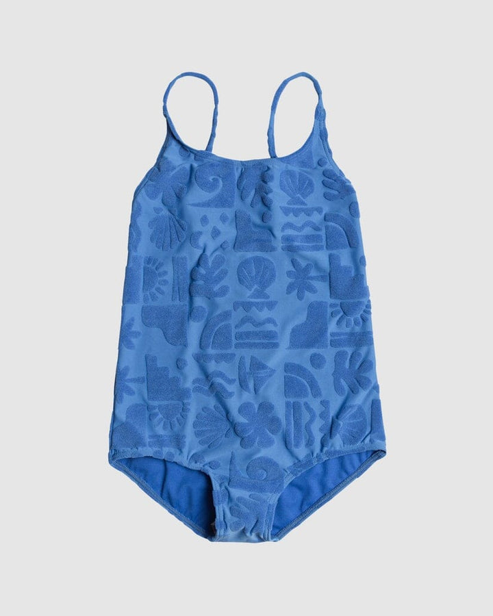 Roxy Beach Check Youth One Piece Swimsuit