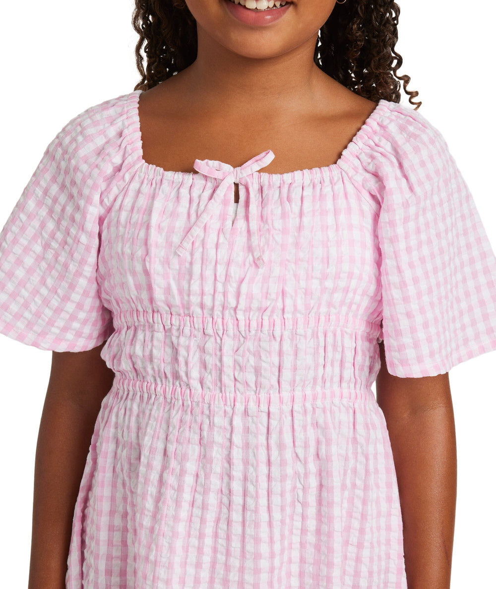 Roxy Daisy Check Youth Dress