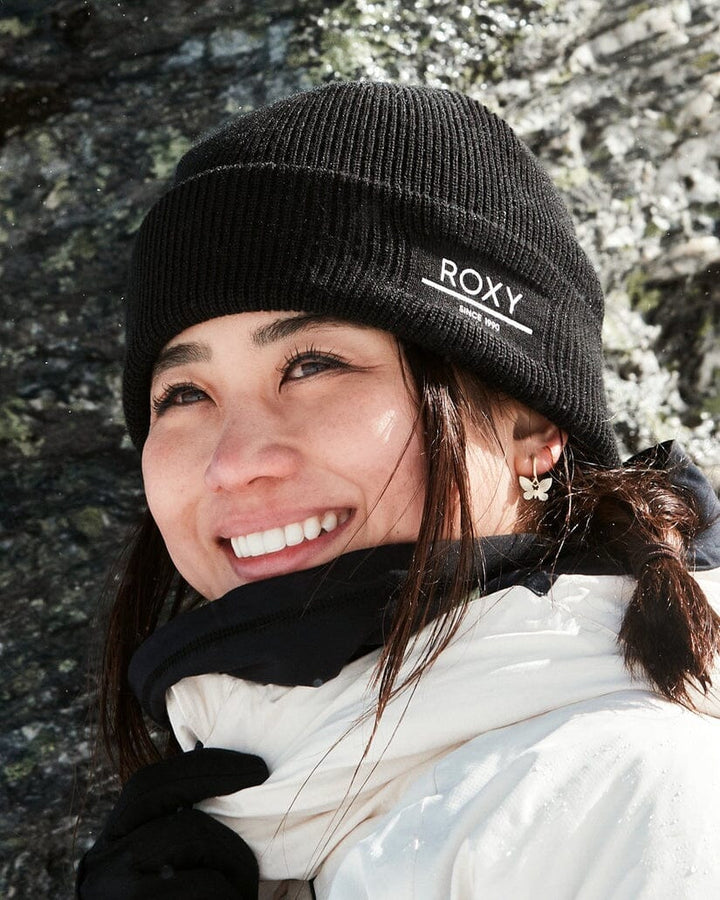 Roxy Folker Beanie True Black