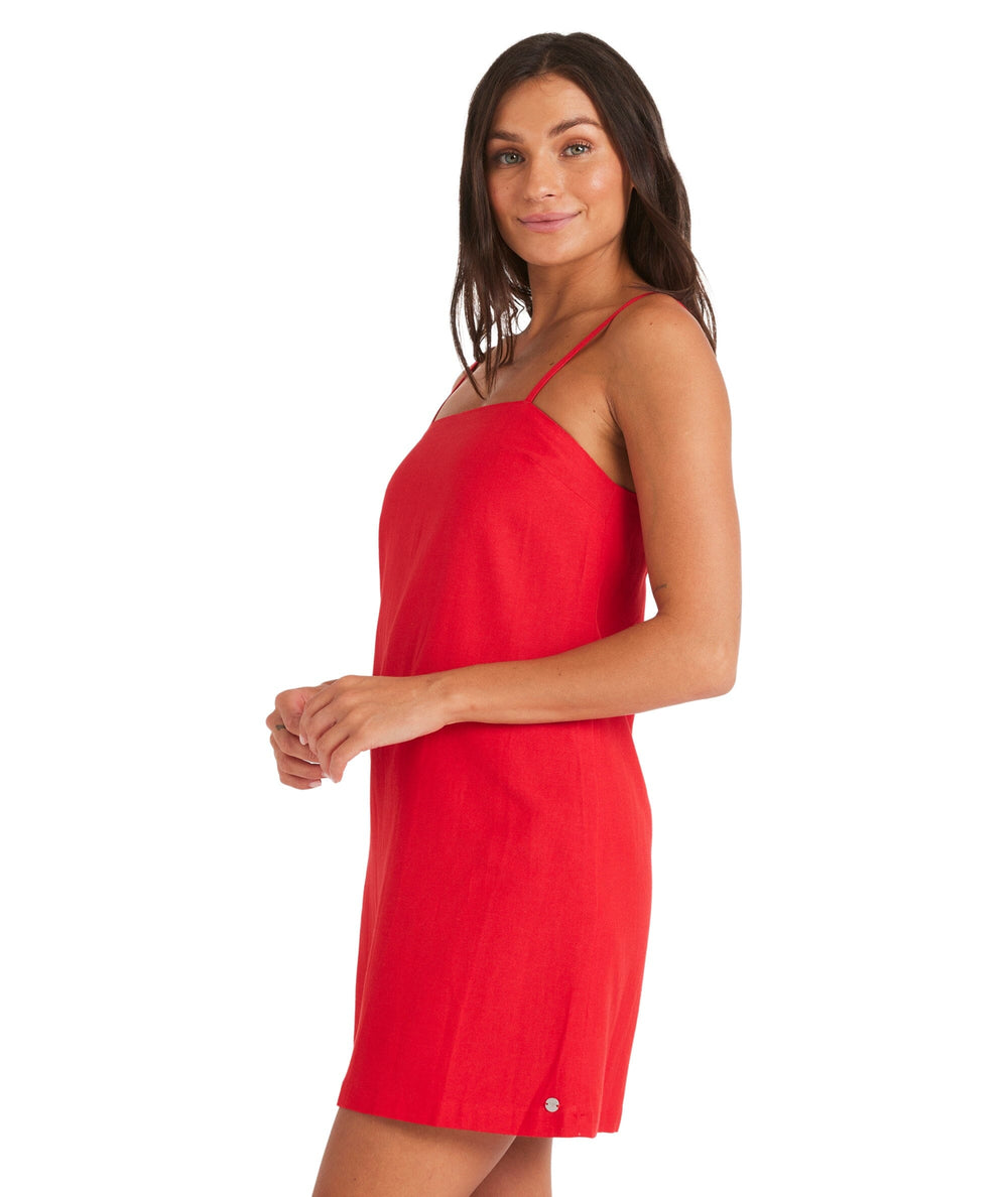 Roxy Playa Blanca Solid Woven Dress