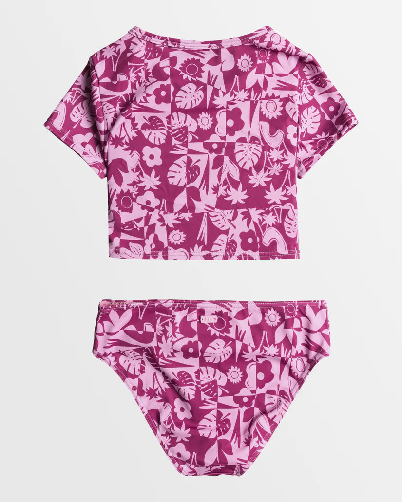 Roxy Slice Of Paradise Crop Lycra Rashie