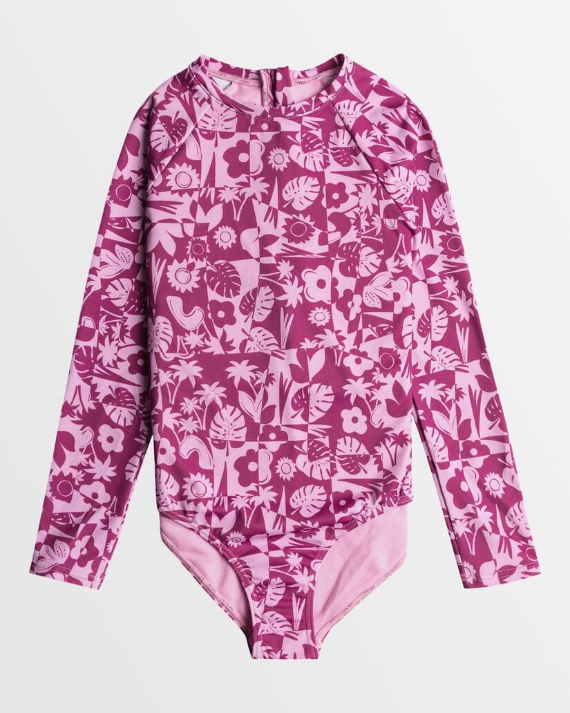 Roxy Slice Of Paradise Long Sleeve Youth Swimsuit