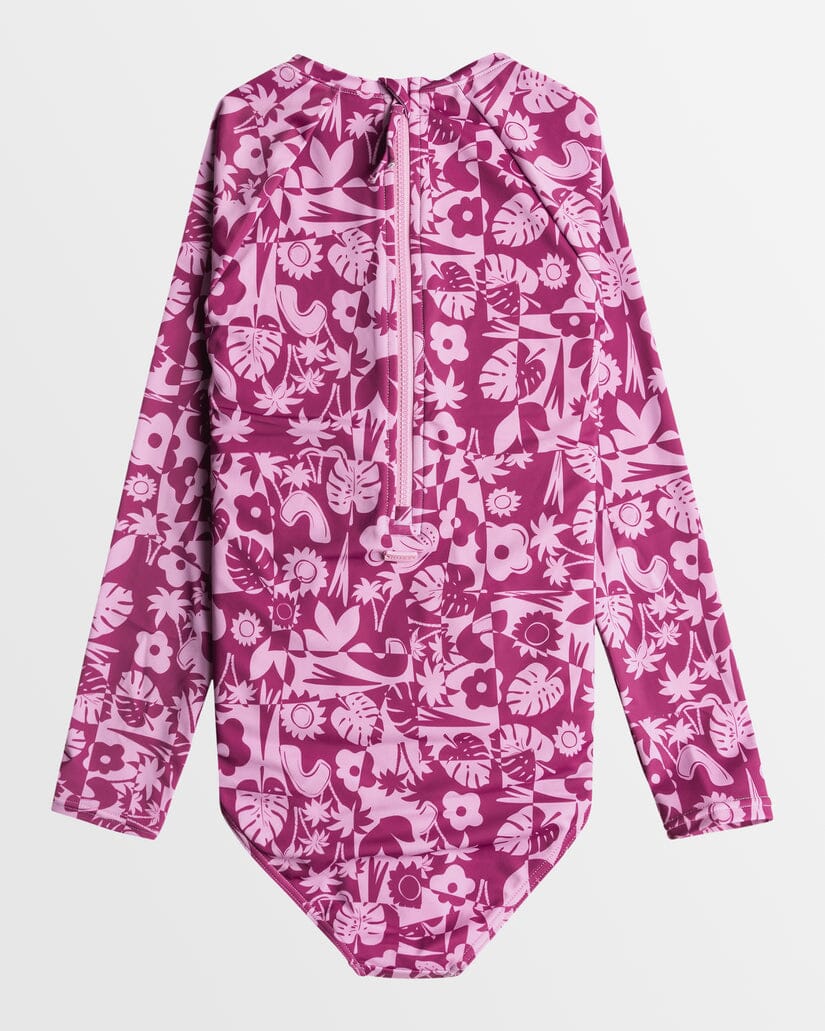 Roxy Slice Of Paradise Long Sleeve Youth Swimsuit