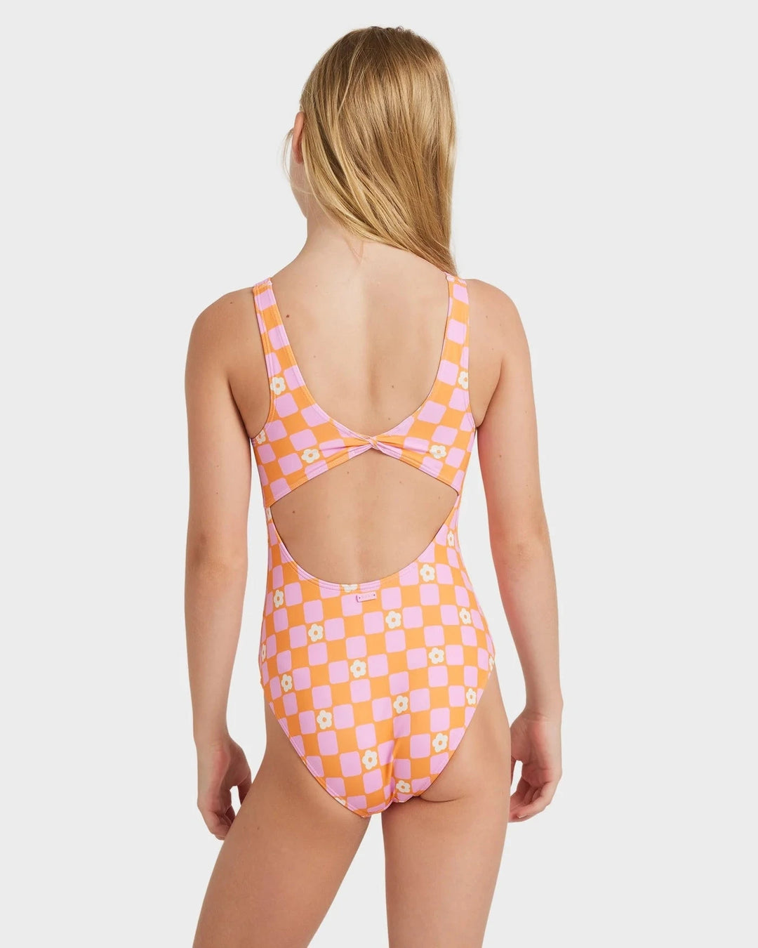 Roxy Youth Flower Check One Piece