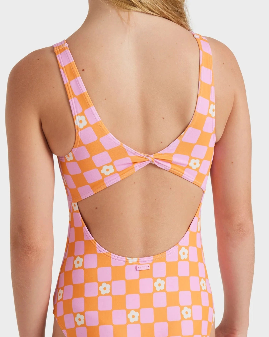 Roxy Youth Flower Check One Piece