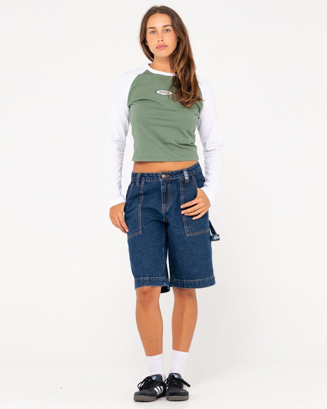 Rusty Billie Low Rise Carpenter Jorts