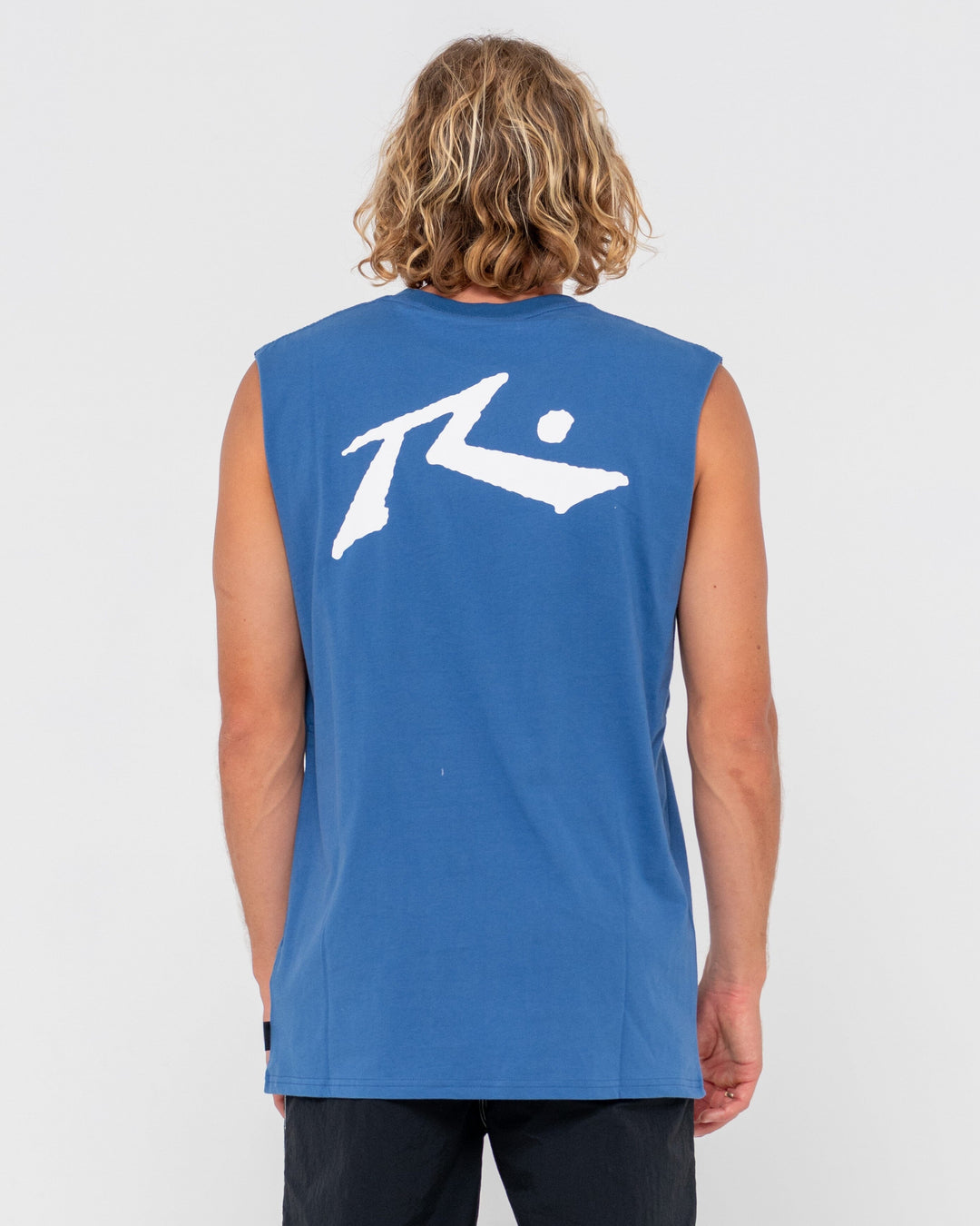 Rusty Competition Graphic Muscle Tank Coal S