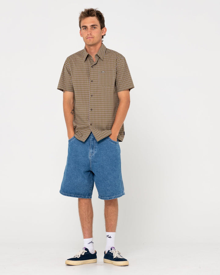 Rusty Datsun Check Shirt Savannah XXL