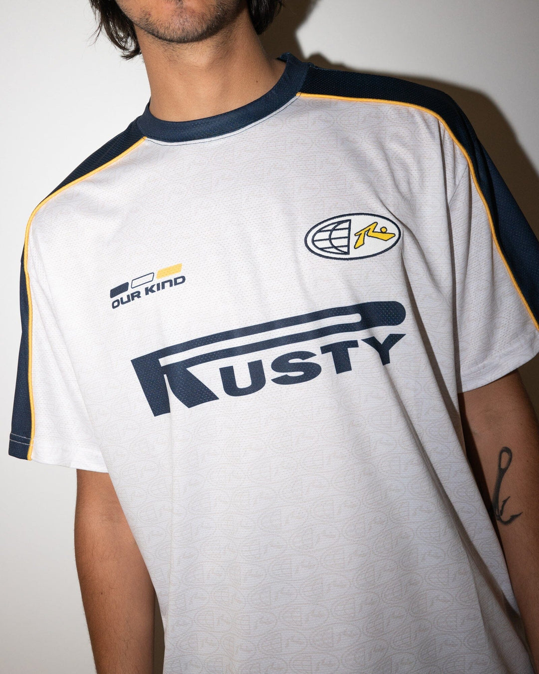 Rusty Drogba Relaxed Fit Graphic Soccer Jersey