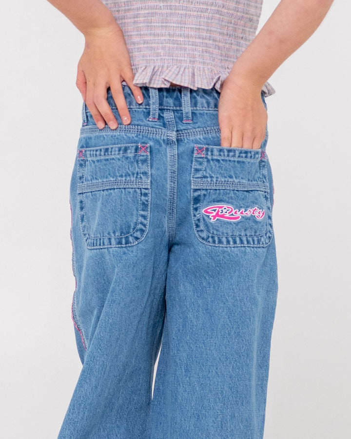 Rusty Flip Girl Low Rise Jeans
