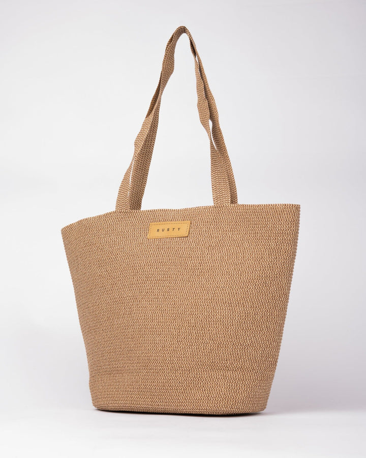 Rusty Gisele Straw Beach Bag