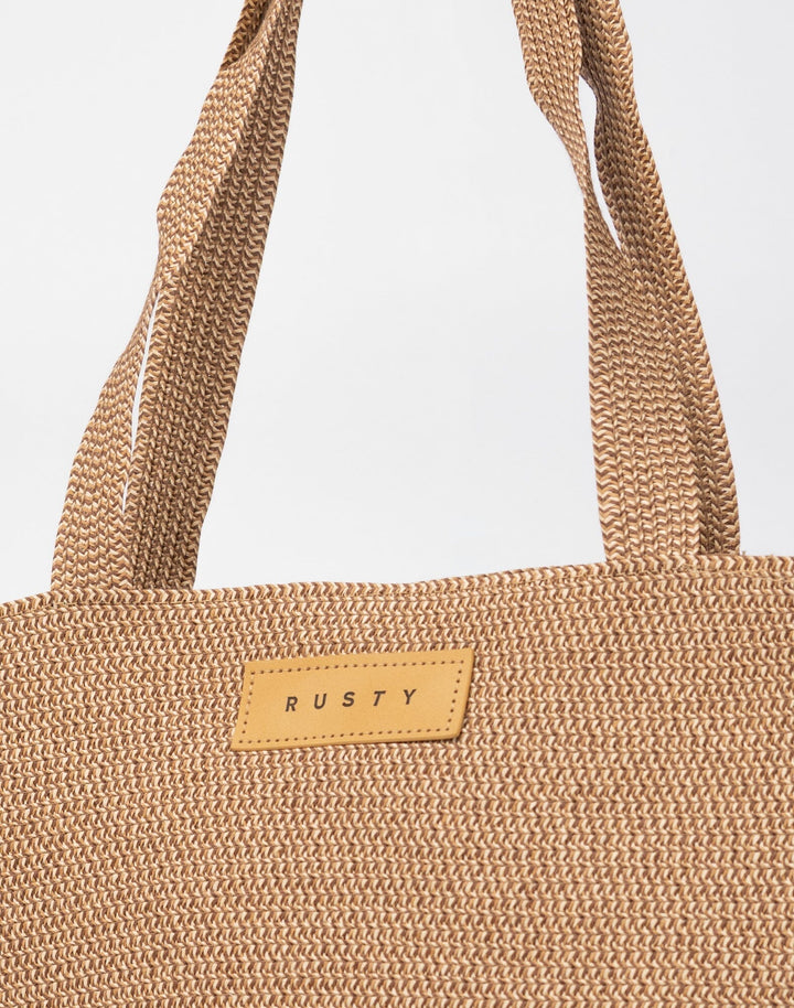Rusty Gisele Straw Beach Bag