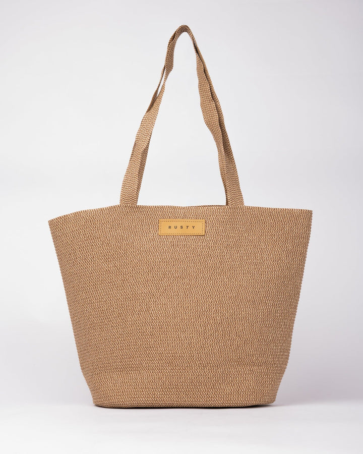 Rusty Gisele Straw Beach Bag