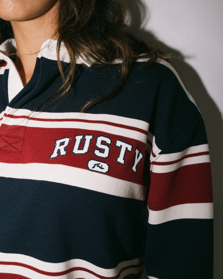 Rusty Jersey 4 Sure Striped Rugby Jersey