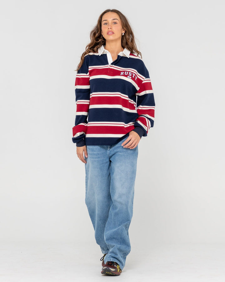 Rusty Jersey 4 Sure Striped Rugby Jersey