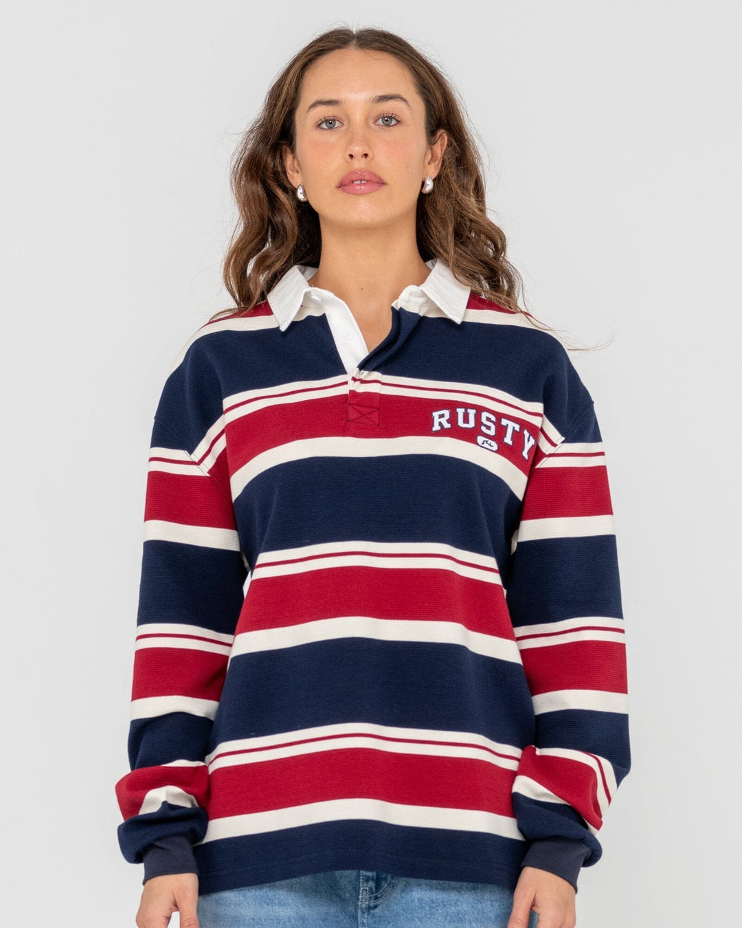 Rusty Jersey 4 Sure Striped Rugby Jersey