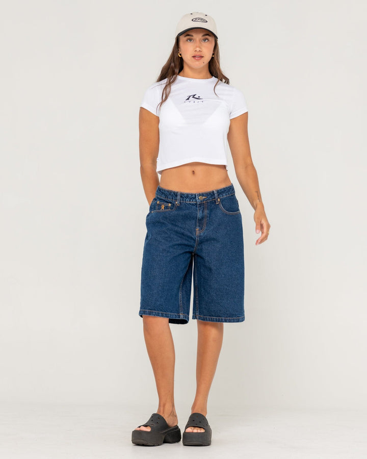 Rusty Kick Flip Embroidered Two-Toned Dad Cap