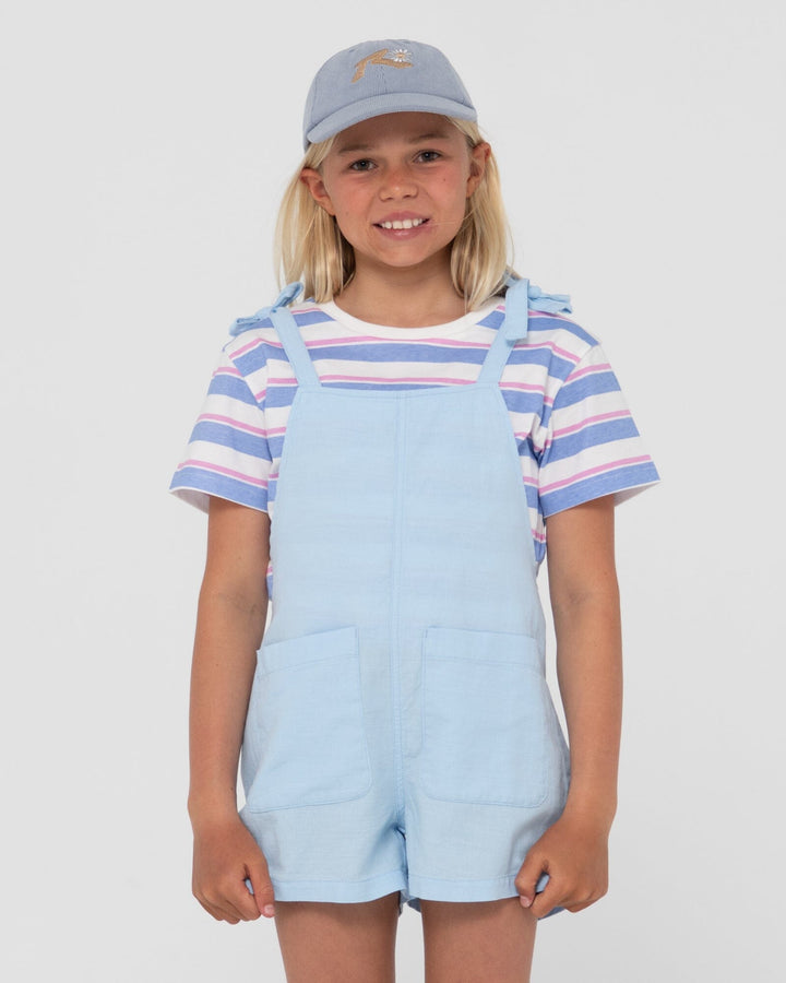 Rusty Sweet Water Youth Playsuit Glacial Blue 14Y
