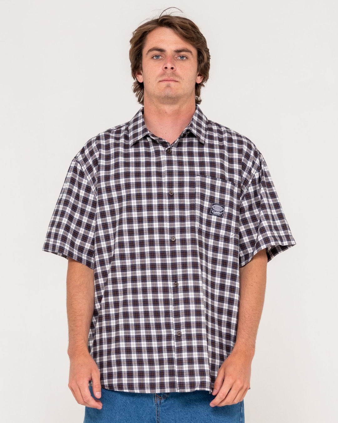 Rusty Worldwide Oversized Check Shirt