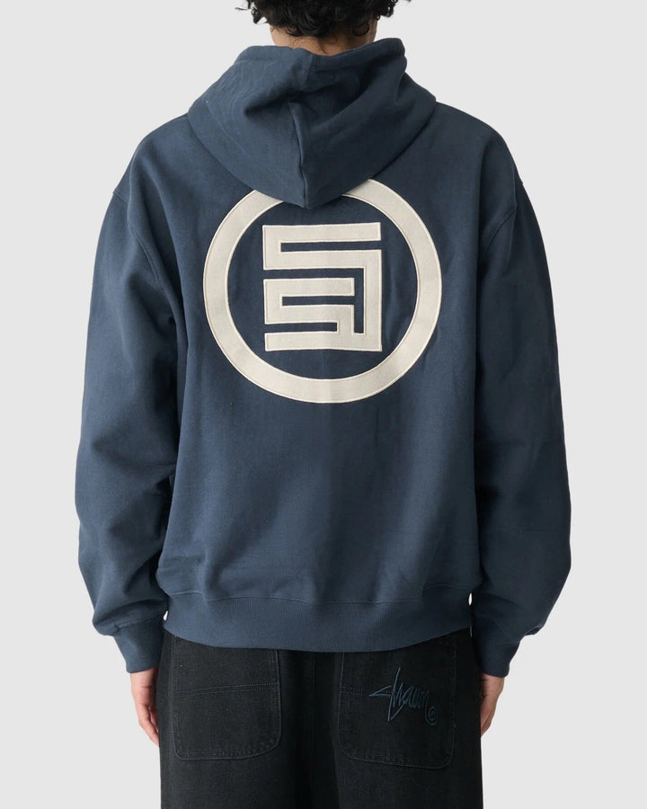 S Double Applique Zip Thru Hood