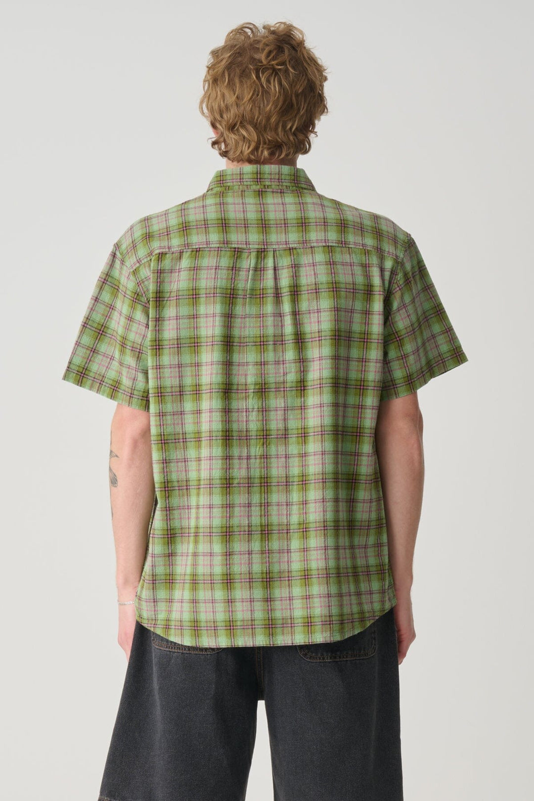 S Double Blend Check Shirt