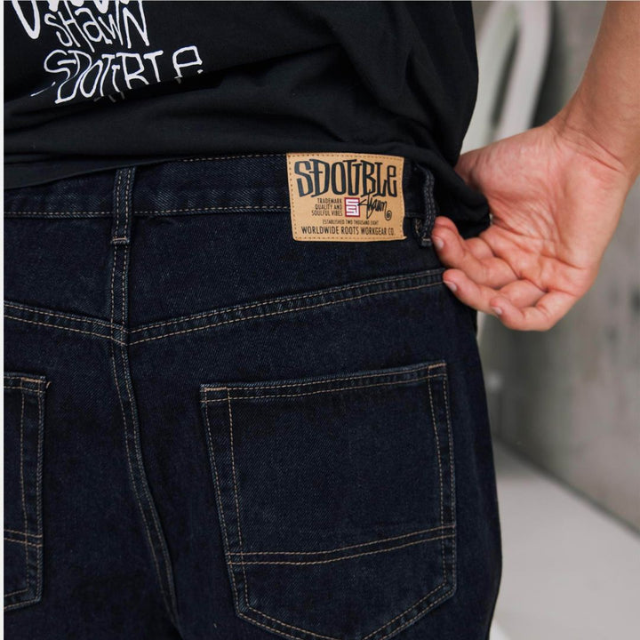S Double Denim Standard Jeans
