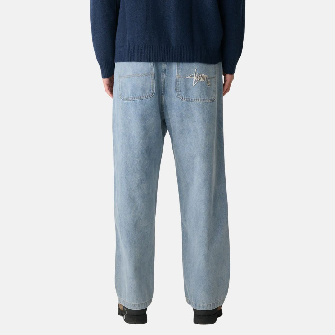 S Double Emb Denim Standard Jeans