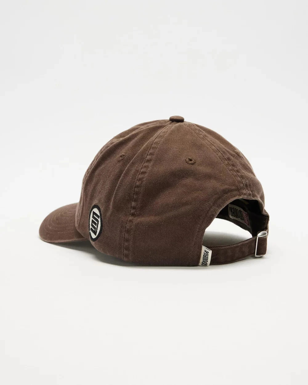 S Double Shawn Script Strapback Cap - Dark Chocolate