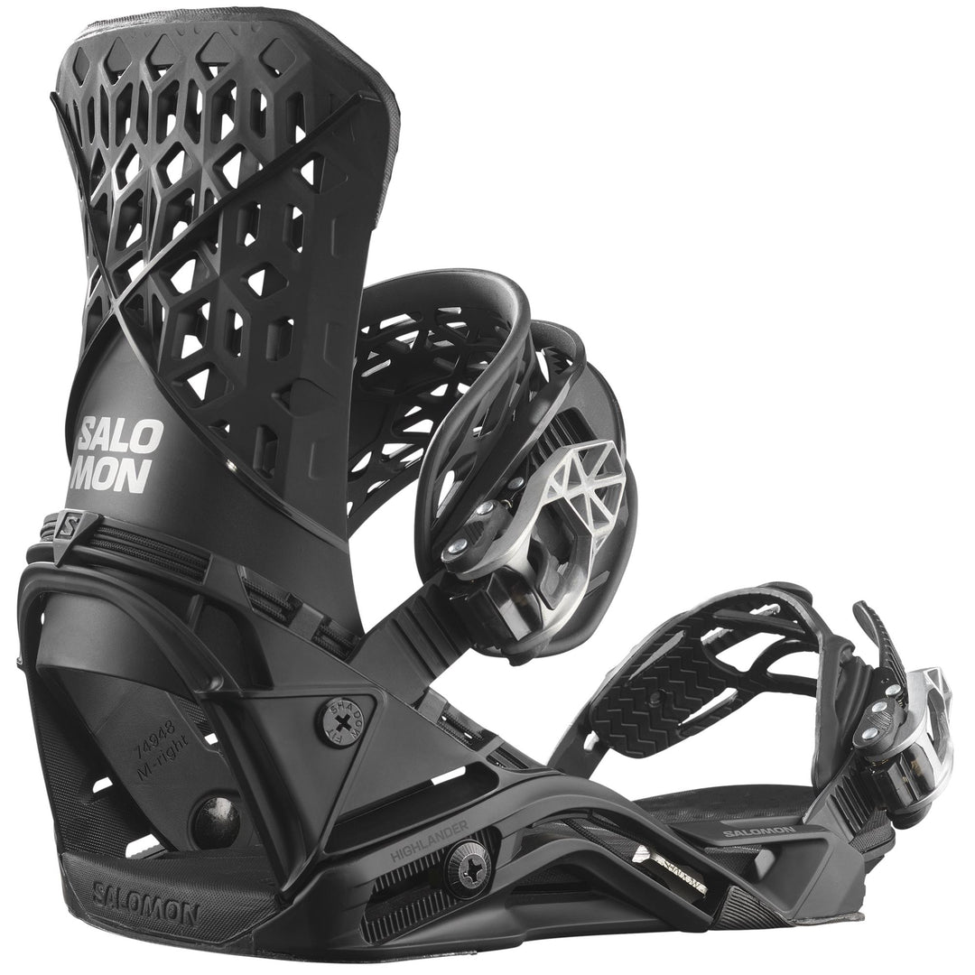 Salomon Highlander Snowboard Bindings 2024 Black M