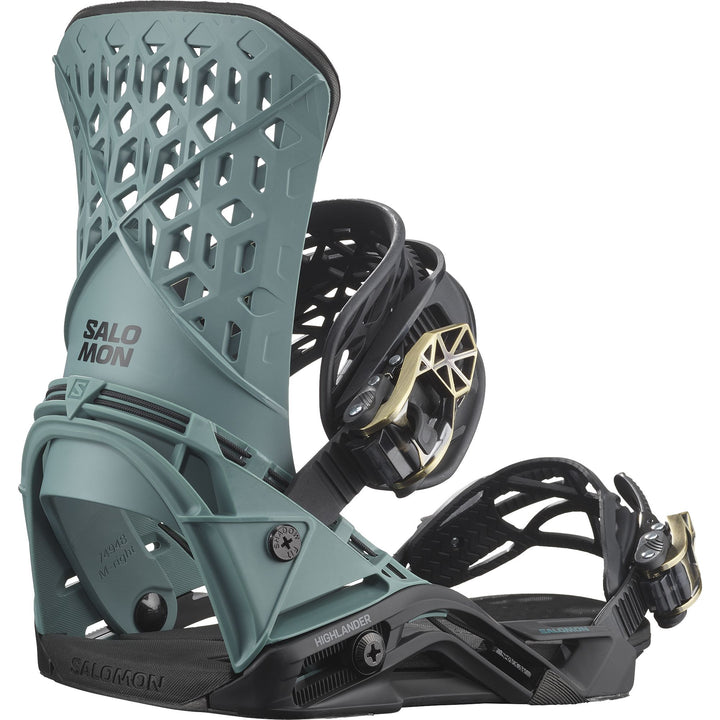 Salomon Highlander Snowboard Bindings 2025 Sagebrush Green M