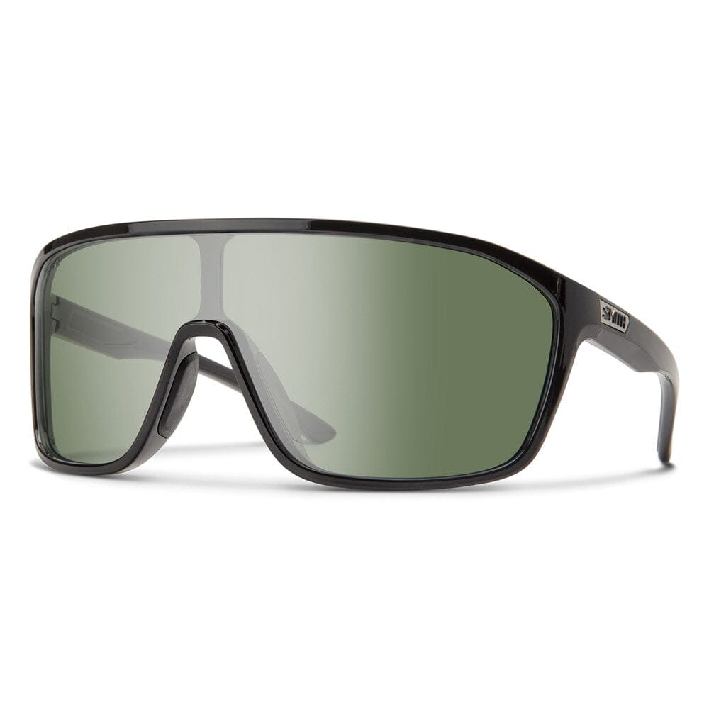 Smith Boomtown Polarised Sunglasses Black / CP Polarised Grey Green