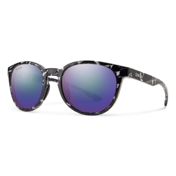 Smith Eastbank Polarised Sunglasses Black Marble / CP Polarised Violet Mirror