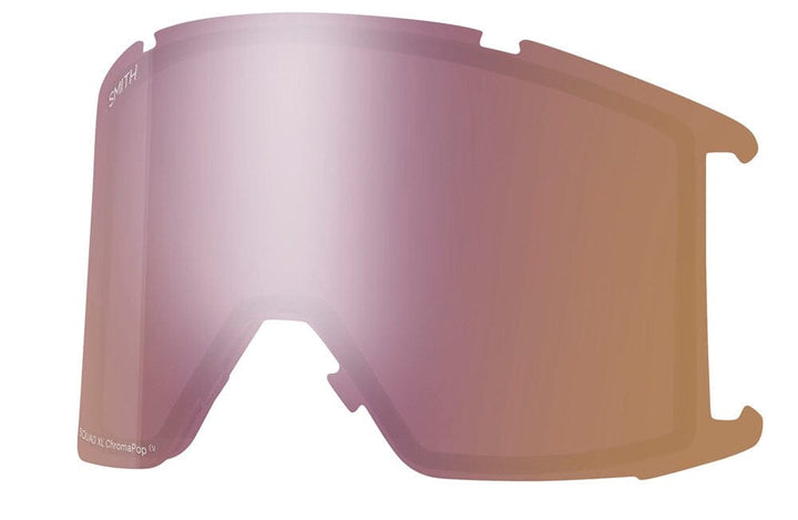 Smith Squad XL Replacement Goggle Lens ChromaPop Everyday Rose Gold Mirror VLT 36%