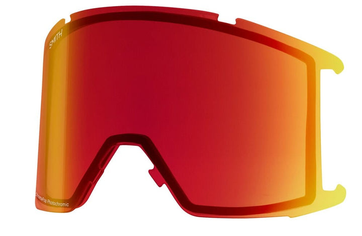 Smith Squad XL Replacement Goggle Lens ChromaPop Photochromic Red Mirror VLT 20-40%