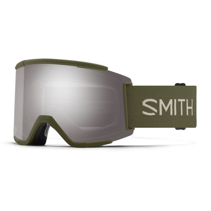 Smith Squad XL Snow Goggles 2024 Forest / ChromaPop Sun Platinum Mirror 13% VLT / Chromapop Storm Yellow Flash 65% VLT