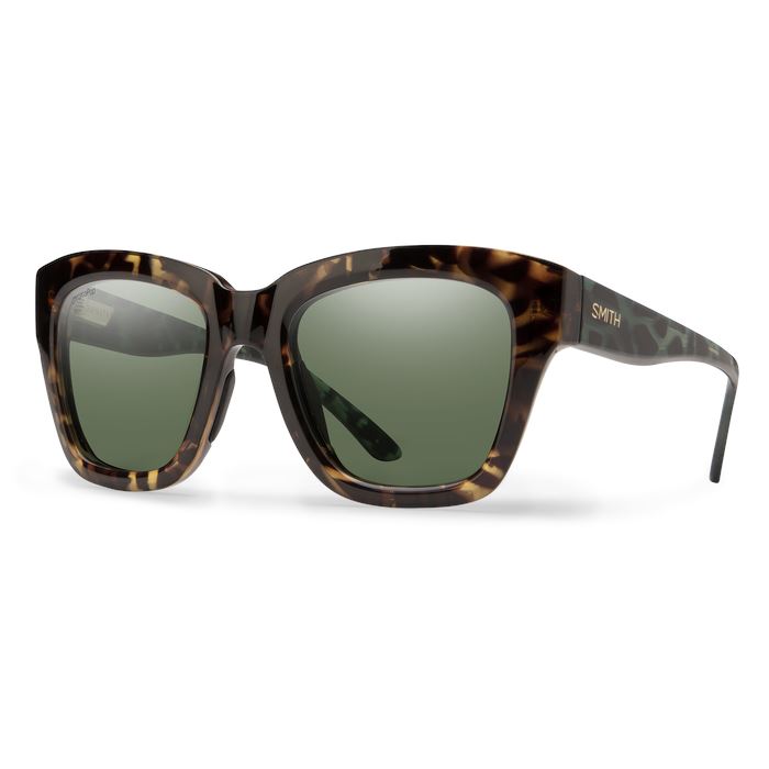 Smith Sway Polarised Sunglasses Alpine Tortoise / CP Polarised Grey Green