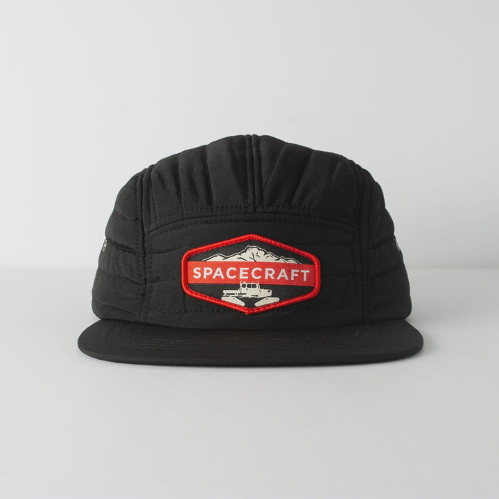 Spacecraft Camp Puffy Cap Black
