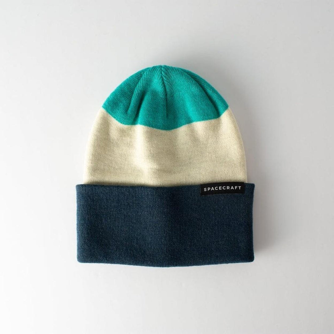 Spacecraft Stack Beanie Turquoise