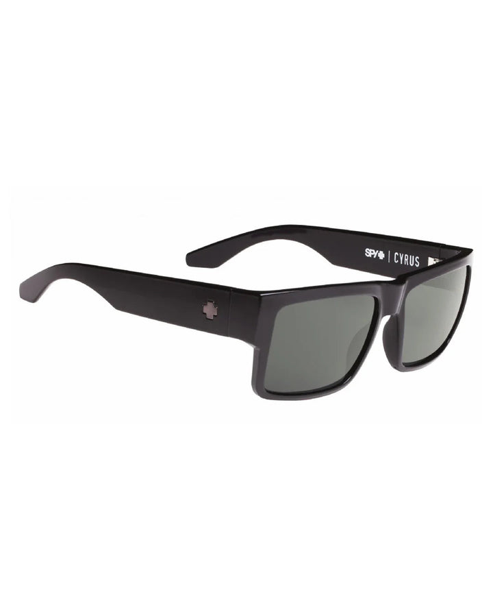 Spy Cyrus Sunglasses Black / Happy Grey Green