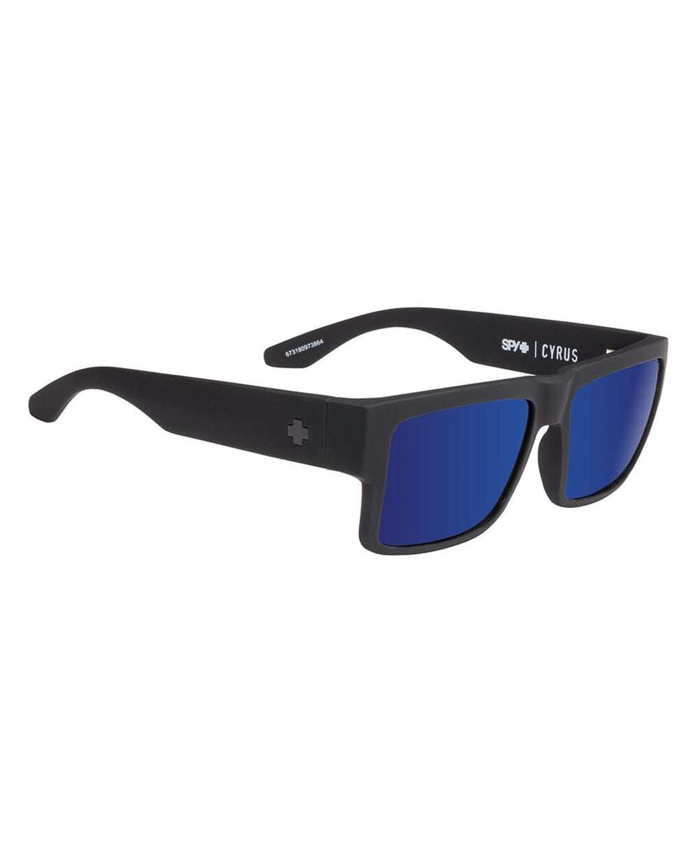 Spy Cyrus Sunglasses Soft Matte Black / Happy Bronze w Blue Spectra