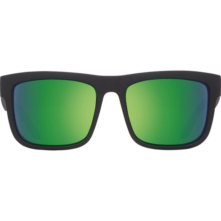Spy Discord Polarised Sunglasses Soft Matte Black / Happy Grey Green Polar