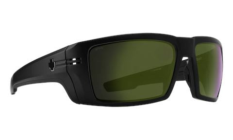 Spy Rebar ANSI Sunglasses Matte Black / Happy Grey Green
