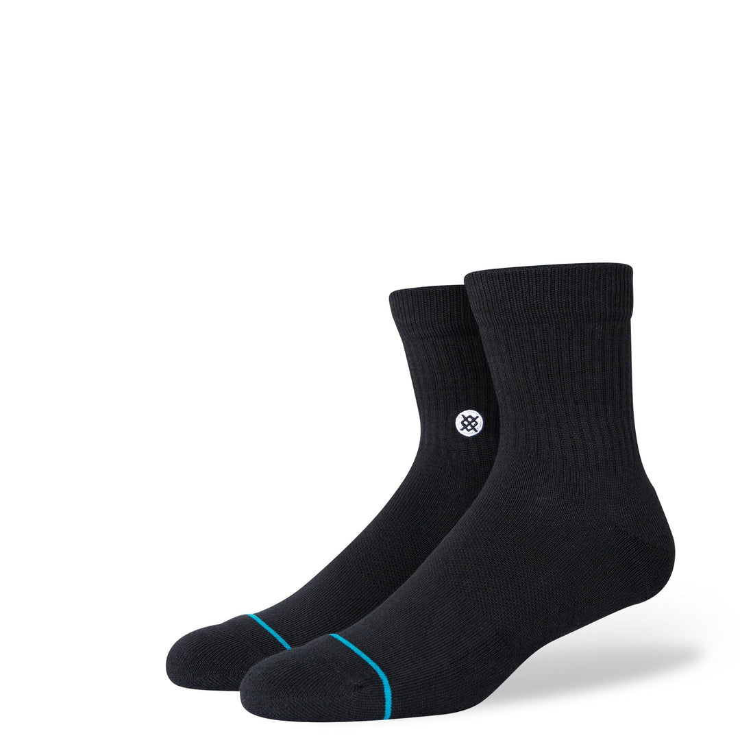 Stance Icon Quarter 3 Pack Socks Black M