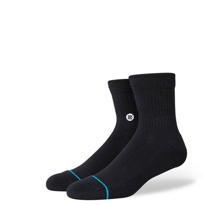 Stance Icon Quarter 3 Pack Socks Black M