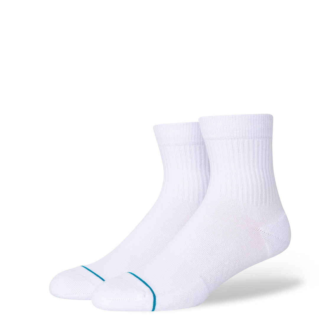 Stance Icon Quarter 3 Pack Socks White M
