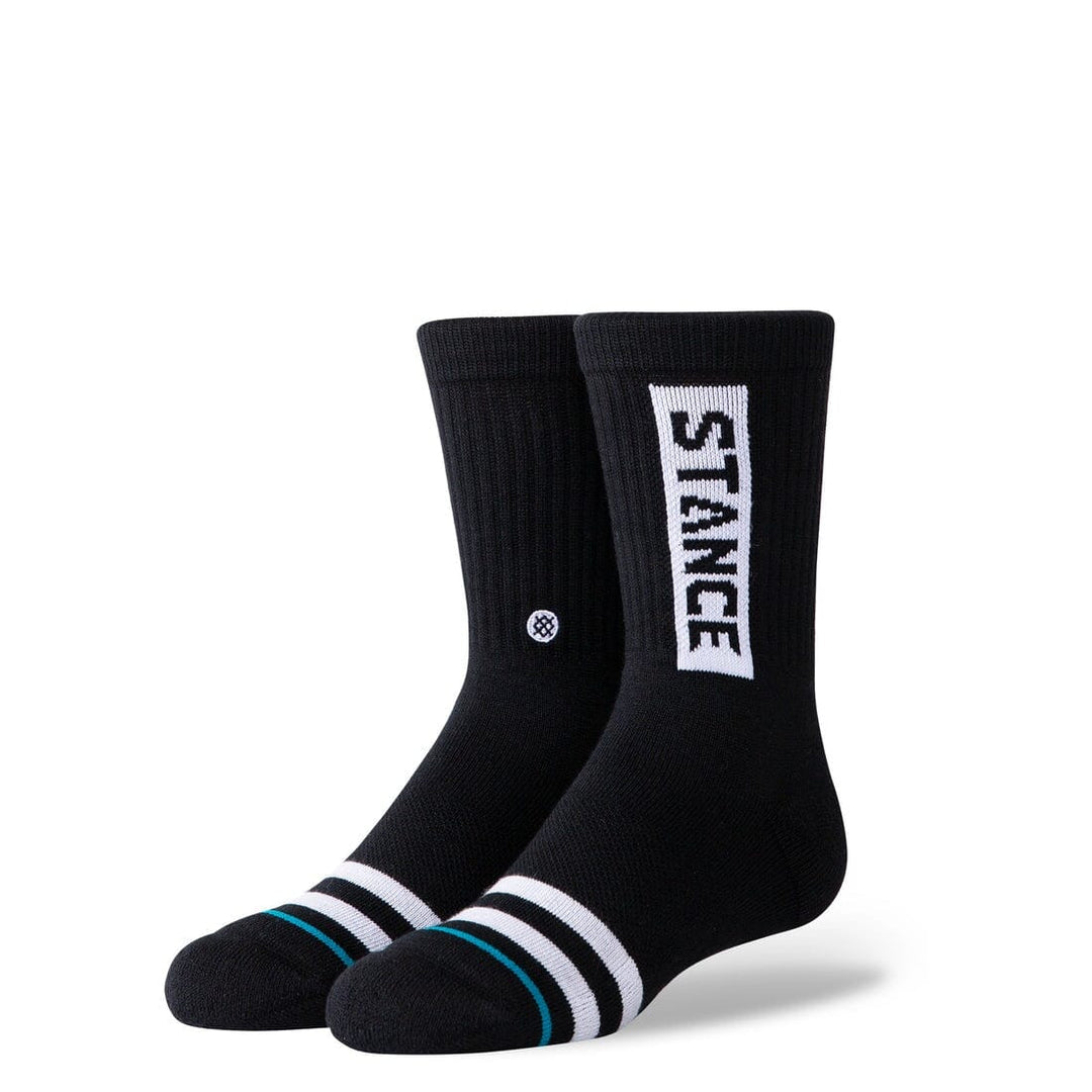 Stance OG Kids Crew Socks Black M