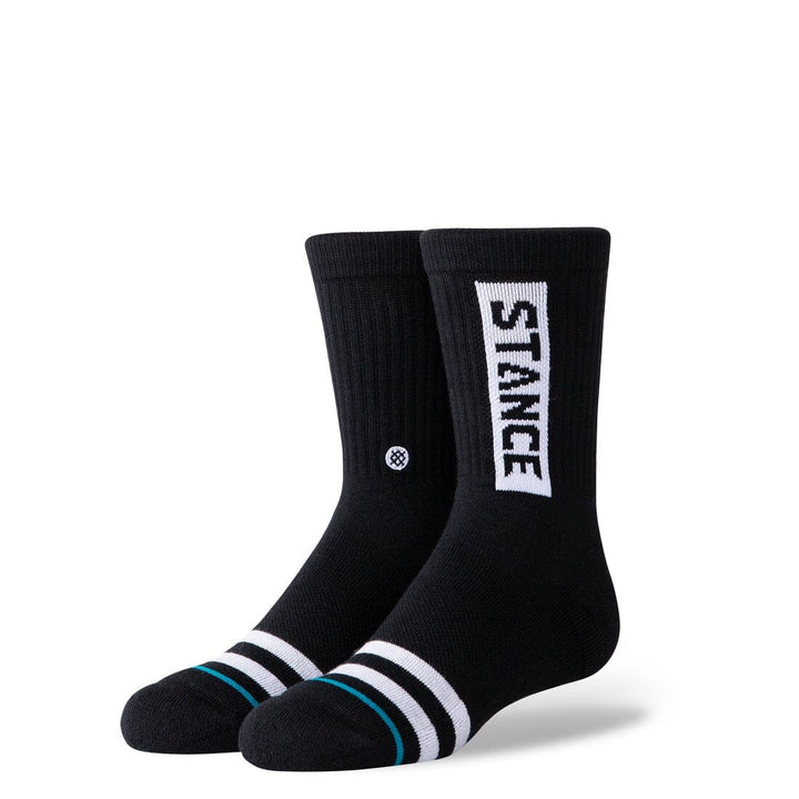 Stance OG Kids Crew Socks Black M