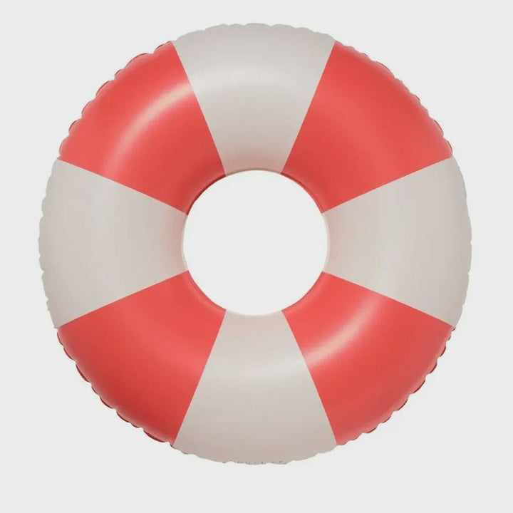 Sunnylife Tube Pool Ring Tomato Red Stripe